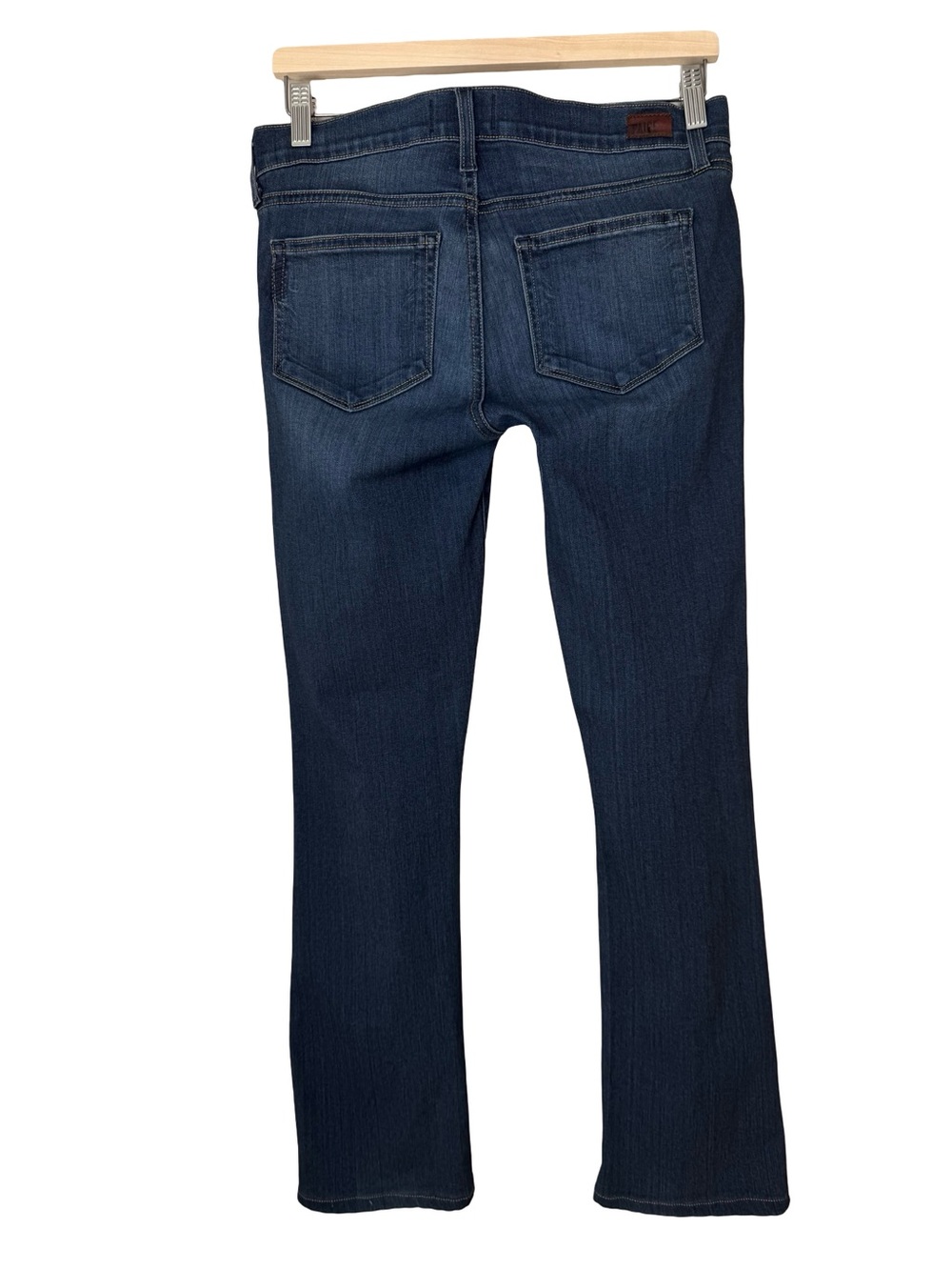 PAIGE Maternity Manhattan Slim Bootcut Jeans “Nottingham” Wash - Picture 8 of 16